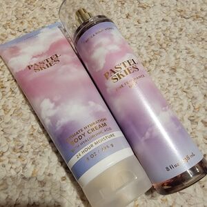 Bath & Body Works Pastel Skies Body Cream & FFM set